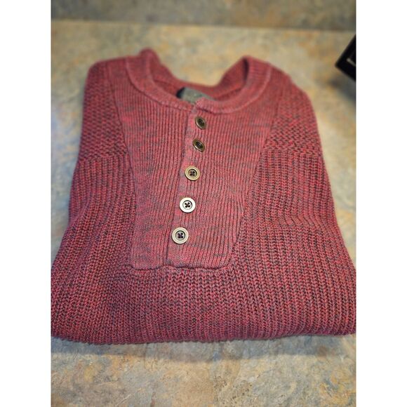 Redhead Bass Pro Shops Quarter Button Pullover Henley Sweater | Men’s Size XL - Picture 5 of 6